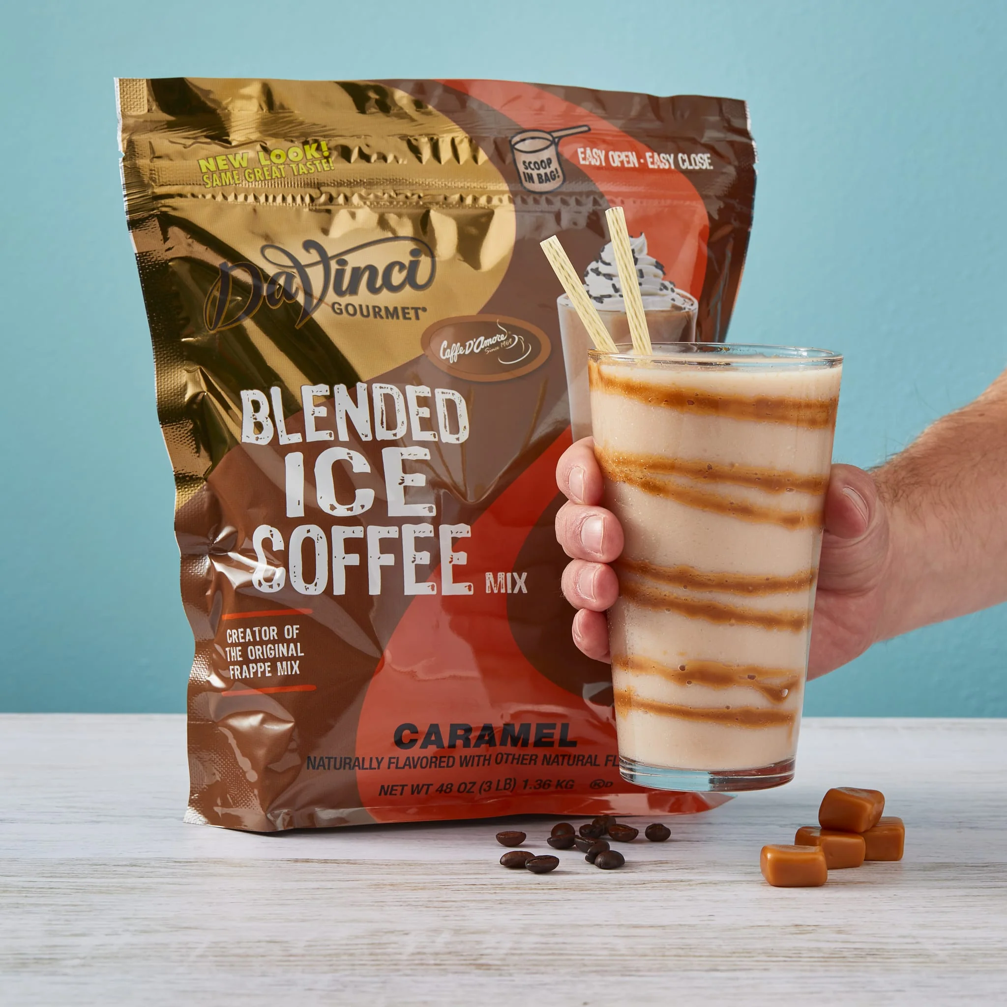 Caramel Blended Iced Coffee Mix - Image 3