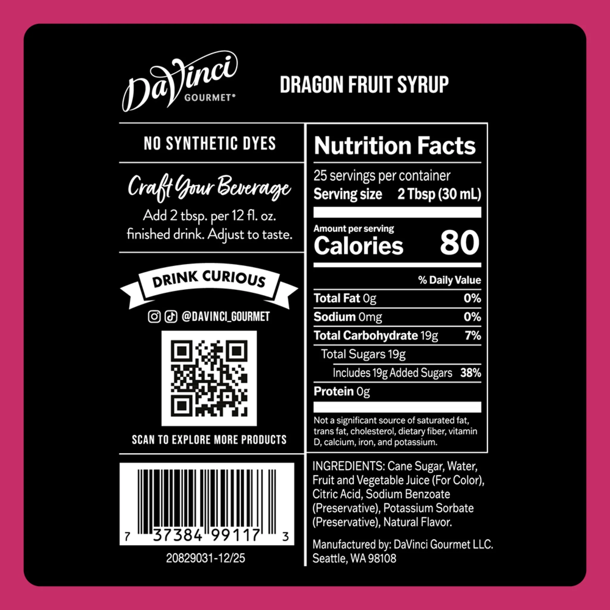 Dragon Fruit Syrup - Image 6