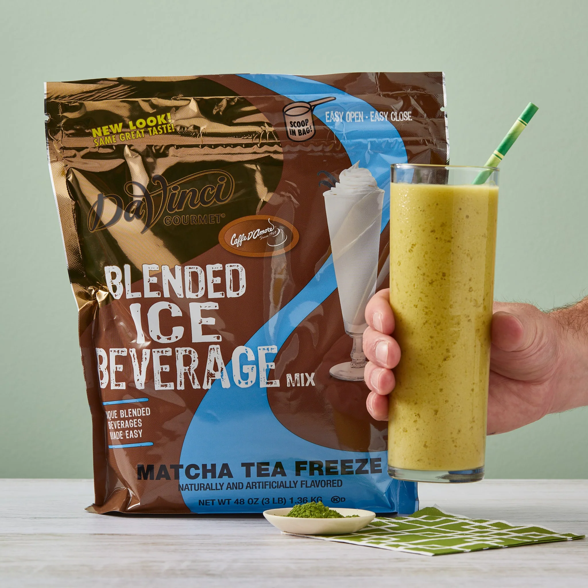 Matcha Green Tea Ice Blended Smoothie Mix - Image 3