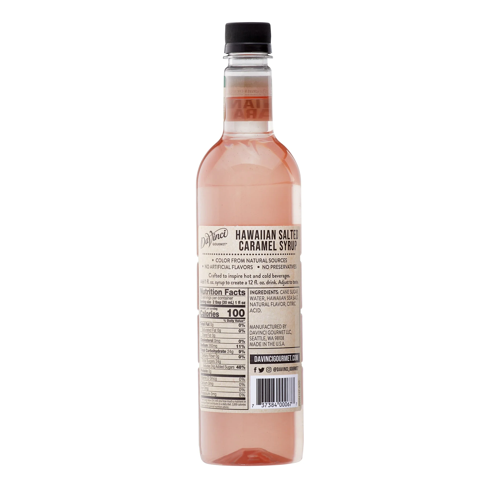 Naturals Hawaiian Salted Caramel Syrup - Image 8