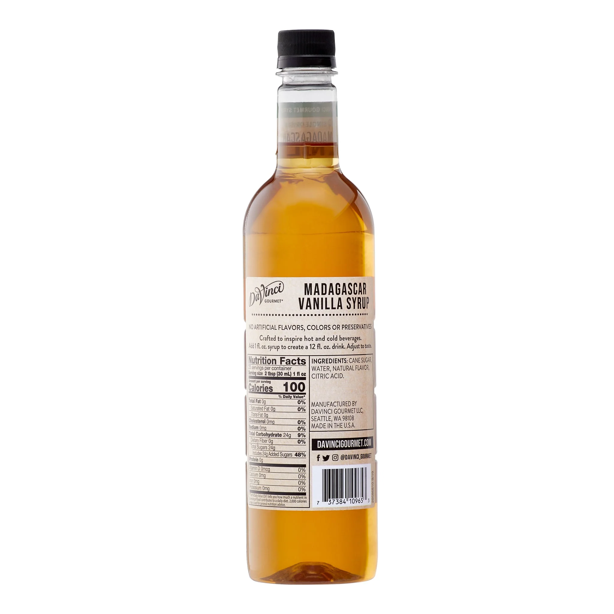 Naturals Madagascar Vanilla Syrup - Image 8
