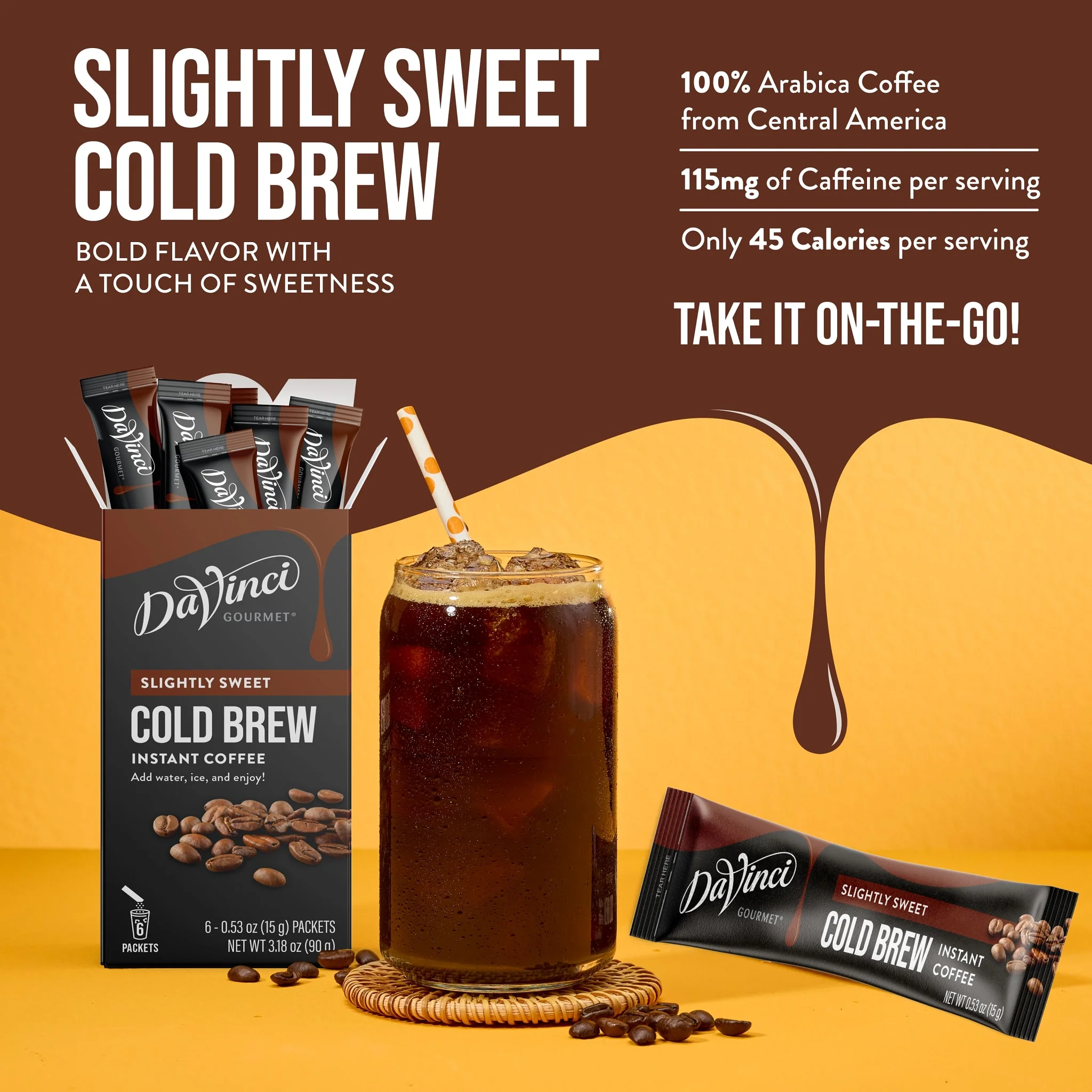 Slightly Sweet Cold Brew Stick Pack - Image 2