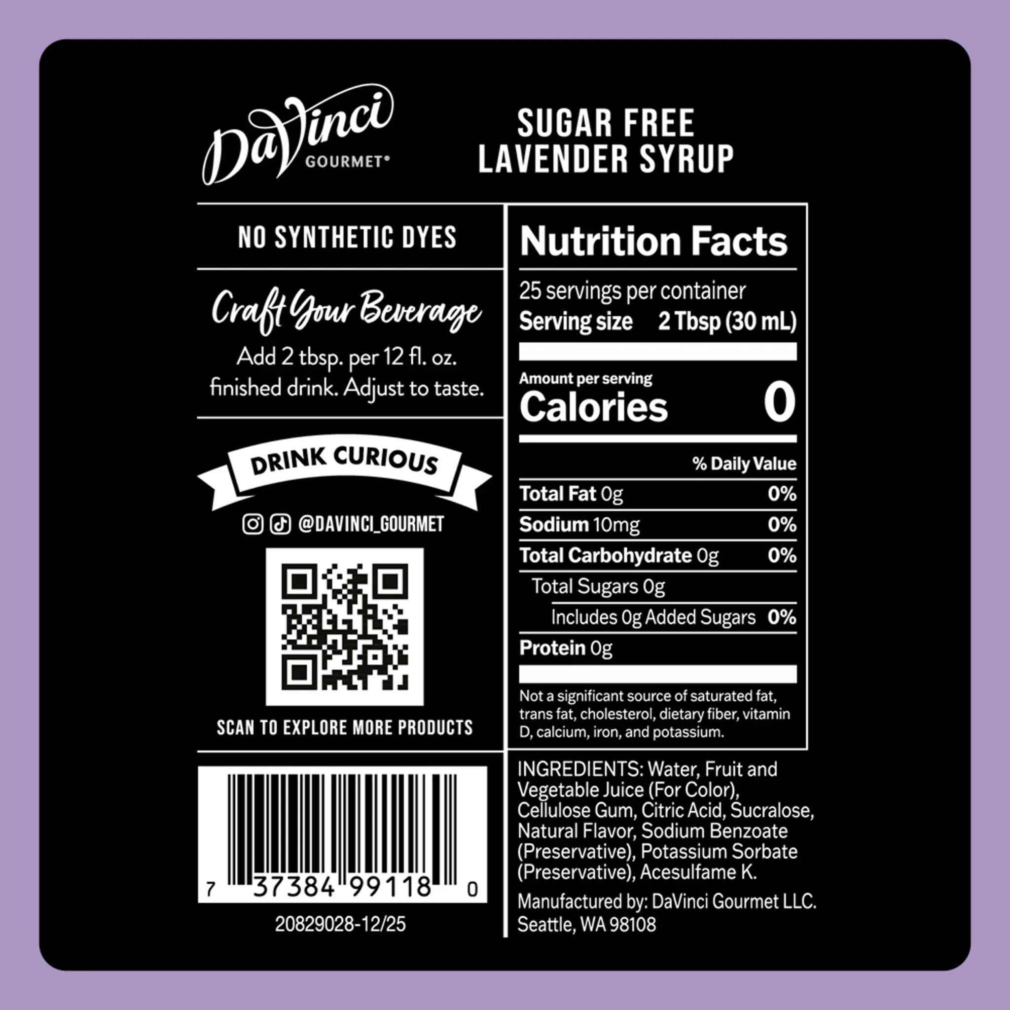 Sugar-Free Lavender Syrup - Image 6
