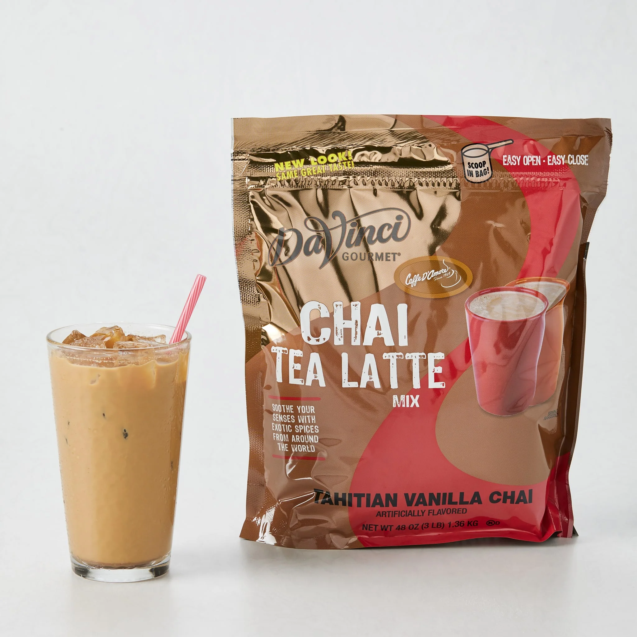 Tahitian Vanilla Chai Blended Beverage Mix - Image 3