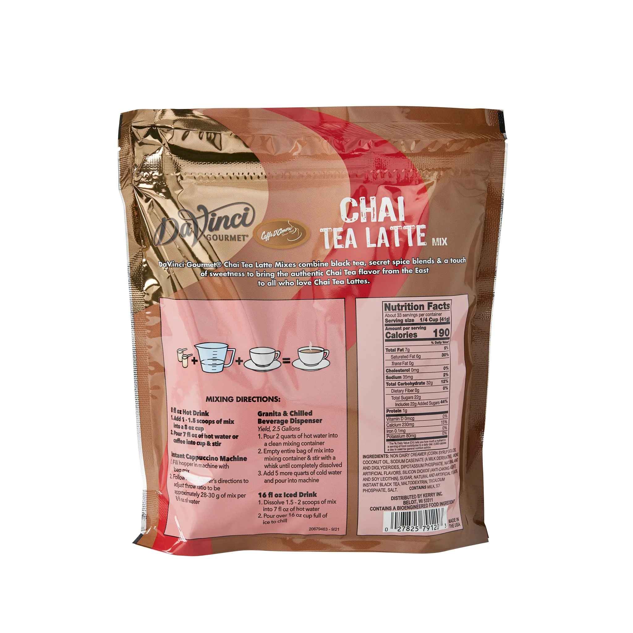 Tahitian Vanilla Chai Blended Beverage Mix - Image 7