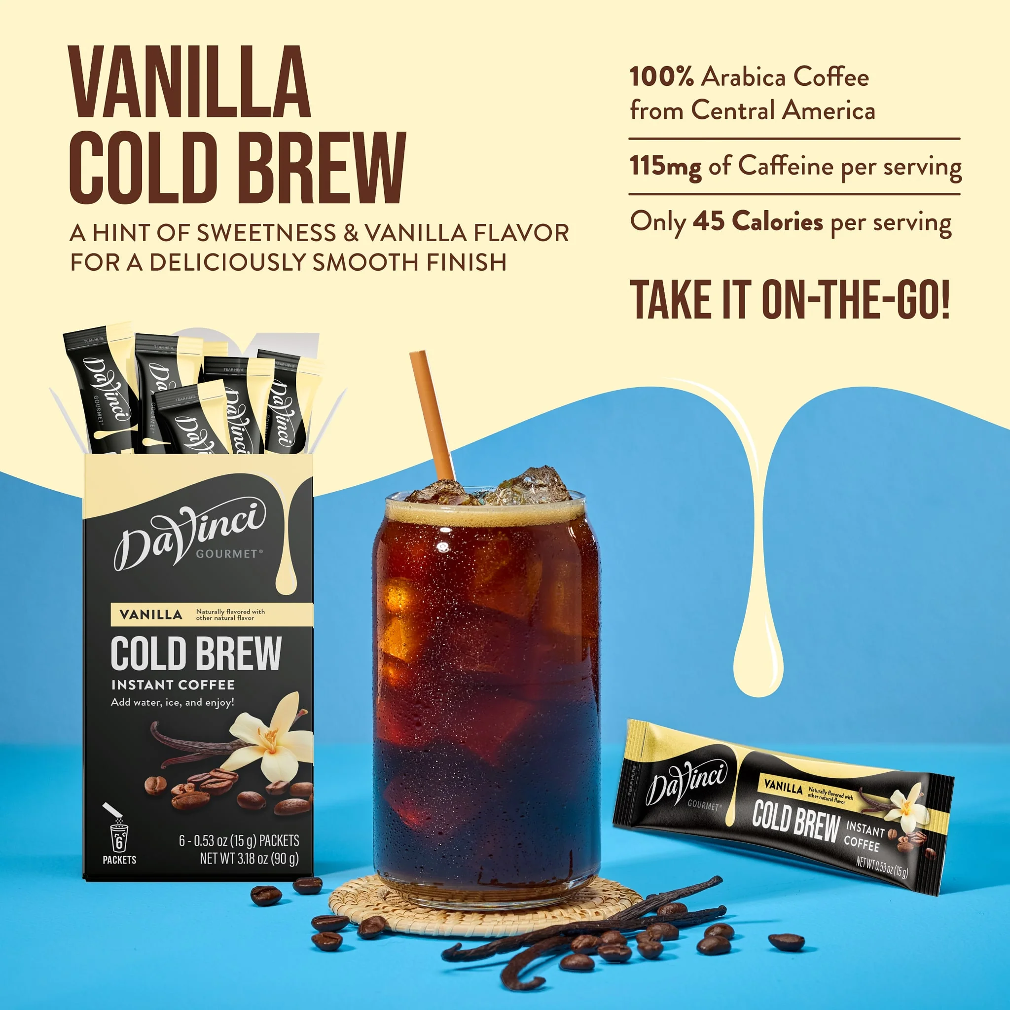 Vanilla Cold Brew Stick Pack - Image 2